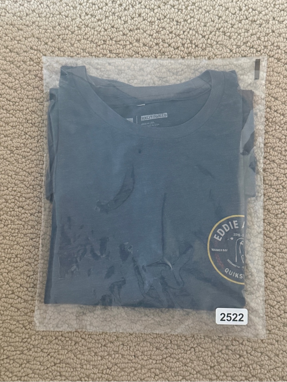 Quiksilver Eddie Aikau Ohana Surf Tee Shirt Men 2XL - Picture 6 of 6